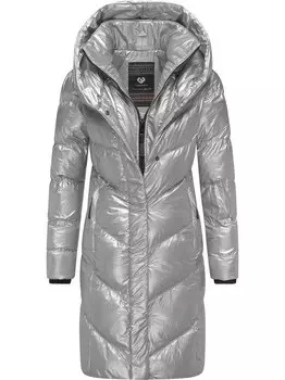 Короткое пальто наталка блинг Ragwear, серый