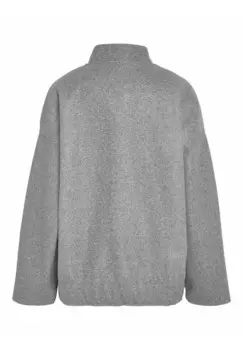 Короткое пальто Noisy May, цвет Mottled Light Grey