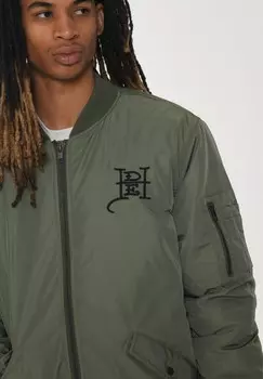 Короткое пальто NYC SKULL LONGLINE Ed Hardy, хаки