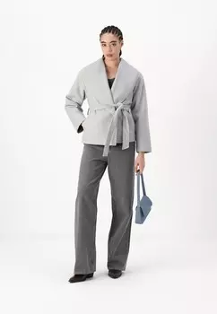 Короткое пальто ONLAUGUSTA LIFE ONLY, цвет Mottled Light Grey