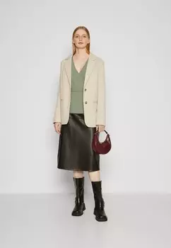 Короткое пальто ONLLETTA HERINGBONE COATIGAN ONLY Tall, серый