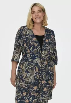 Короткое пальто ONLY Carmakoma, темно-синий