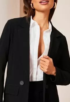 Короткое пальто REGULAR FIT Lipsy, черный