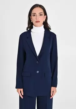 Короткое пальто Rinascimento, синий