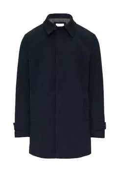 Короткое пальто с отложным воротником на подкладке S.Oliver Black Label, синий