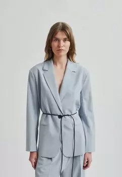 Короткое пальто Second Female, синий