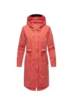 Короткое пальто серебристо-жемчужное Navahoo, красный