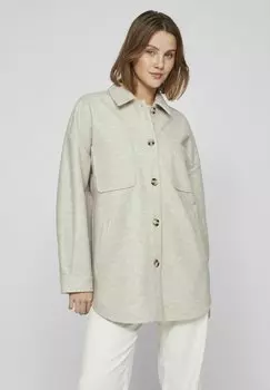 Короткое пальто SHACKET LOOSE FIT VILA, цвет super light natural melan