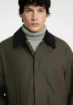 Короткое пальто SLHWALTER WAXED Selected Homme, темно-зеленый