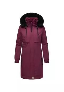 Короткое пальто спасение от холодной погоды 14 Navahoo, цвет wine