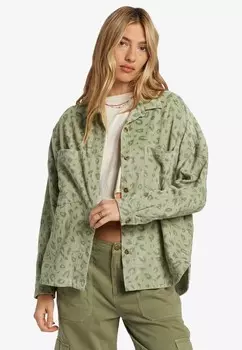 Короткое пальто STOKED ON YOU LANGRMELIGES Billabong, зеленый