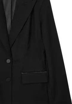 Короткое пальто STRASS Calliope, черный