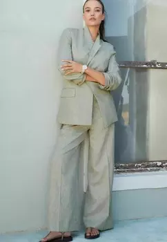 Короткое пальто TEXTURED TALL REGULAR FIT Next, зеленый