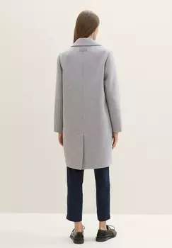 Короткое пальто TOM TAILOR, серый