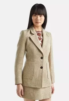 Короткое пальто United Colors of Benetton, бежевый