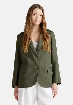 Короткое пальто United Colors of Benetton, зеленый