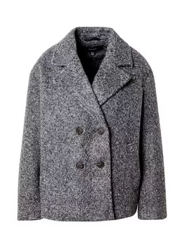 Короткое пальто VERO MODA Between-Seasons Coat, темно-серый