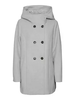 Короткое пальто VERO MODA Winter Coat FORTUNESHILA, серый