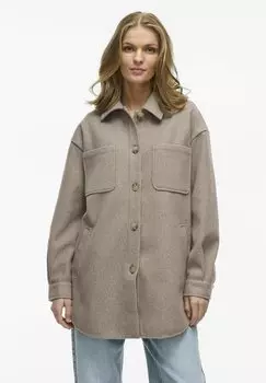 Короткое пальто VIKIMMI LS VILA, бежевый