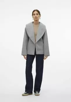 Короткое пальто VMANNE BERGEN LCS Vero Moda, серый