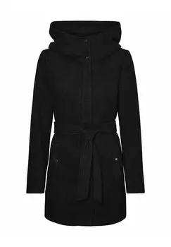 Короткое пальто Vmclassliva Aw23 Ga Boos Vero Moda, черный