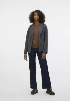 Короткое пальто VMFORTUNEAYA Vero Moda, цвет Mottled Dark Grey