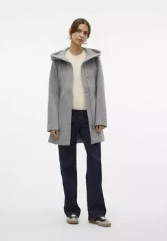 Короткое пальто VMPOPLIVA Vero Moda, серый