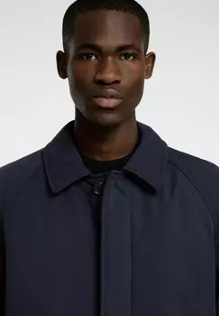 Короткое пальто WATTIERTE KLASSISCHER Selected Homme, темно-синий