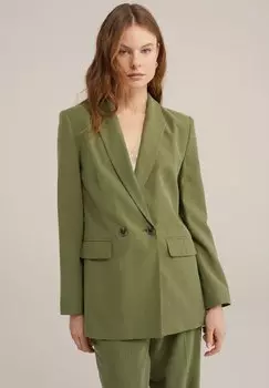 Короткое пальто WE Fashion, цвет green