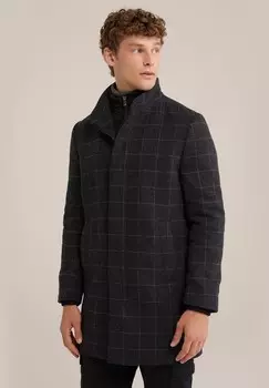 Короткое пальто WE Fashion, темно-серый