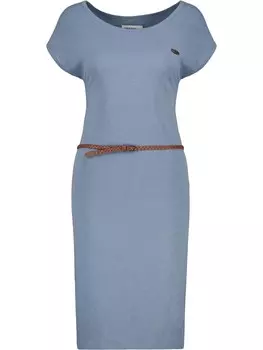 Короткое платье alife and kickin Sommerkleid, Kleid ElliAK A, цвет elemental blue melange
