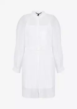 Короткое платье Armani Exchange, белый