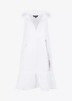 Короткое платье Armani Exchange, белый