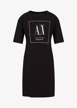 Короткое платье Armani Exchange, черный