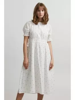 Короткое платье Atelier Rve Midikleid IRLARUE DR - 20116115 Midikleid mit Rckenausschnitt, белый