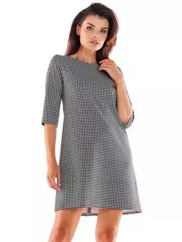 Короткое платье Awama, черный/белый