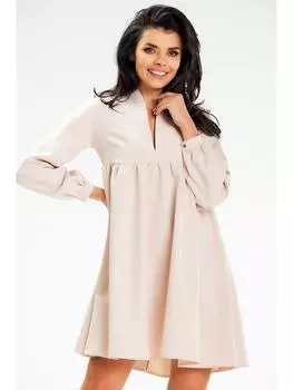 Короткое платье Awama Kleid, бежевый