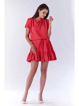 Короткое платье Awama, красный
