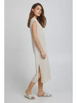 Короткое платье b.young, бежевый