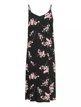 Короткое платье b.young Druckkleid BYMMJOELLA SLIP DRESS - 20809725 Langes Kleid mit Print, черный