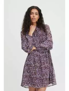 Короткое платье b.young, фиолетовый