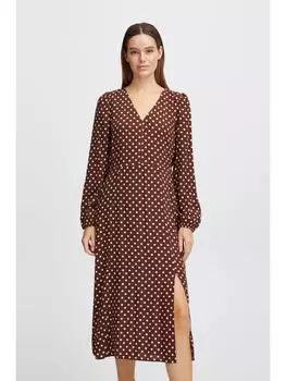 Короткое платье b.young, коричневый