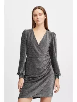 Короткое платье b.young, серый