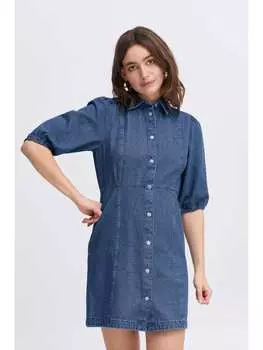 Короткое платье b.young, синий