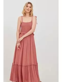 Короткое платье b.young Sommerkleid BYHENKA SMOCK DRESS - 20809993 Sommerkleid, розовый