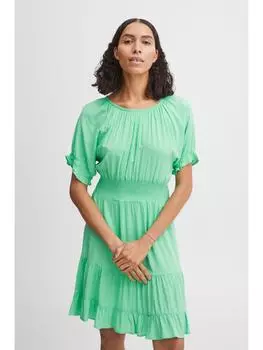 Короткое платье b.young, зеленый