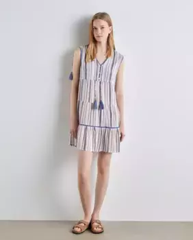 Короткое платье Bambula со вставками Easy Wear, белый