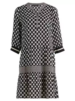 Короткое платье Betty Barclay Blusen, цвет schwarz/beige