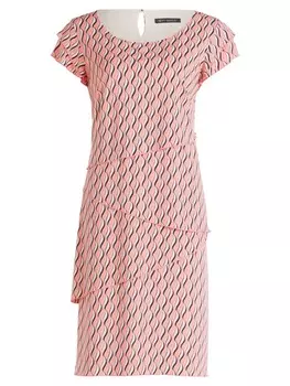 Короткое платье Betty Barclay Jerseykleid mit Stufen, цвет Rose/Cream