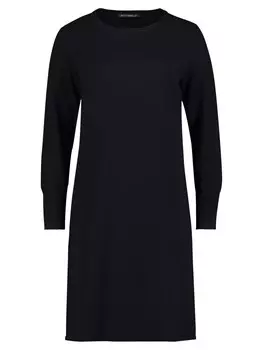 Короткое платье Betty Barclay Strickkleid mit Rundhalsausschnitt, черный